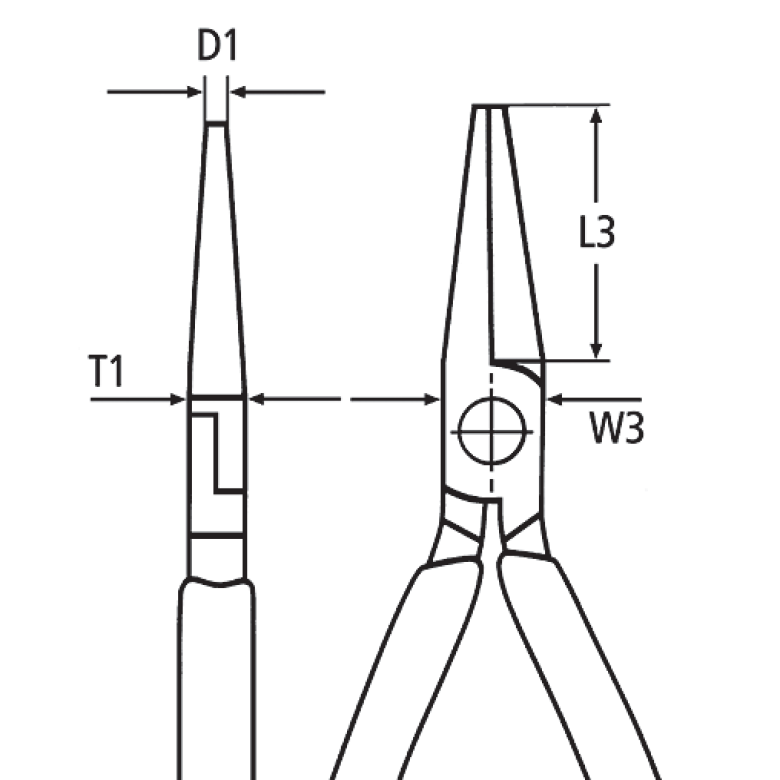 Knipex 22 05 140 - Rozmery